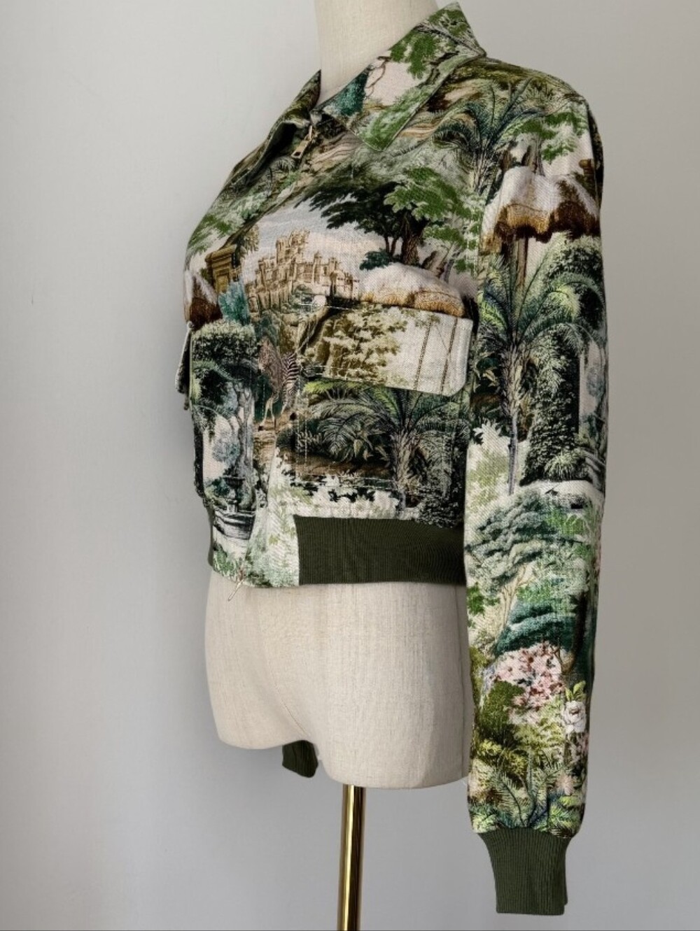 Alice + Olivia WILLARD DENIM AVIATOR JACKET - Picture 11 of 15